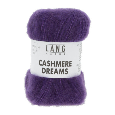 Příze Cashmere Dreams 0047 fialová LANG YARNS