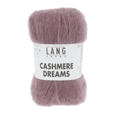Příze Cashmere Dreams 0148 fialová mauve LANG YARNS