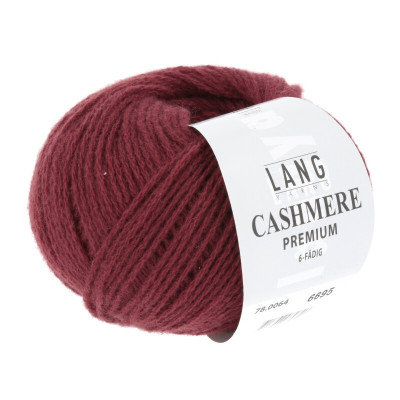 Příze Cashmere Premium 0064 vínová burgundy LANG YARNS