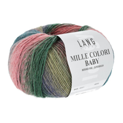 Příze Mille Colori Baby, Superwash 0208 LANG YARNS