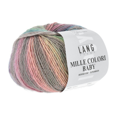 Příze Mille Colori Baby, Superwash 0208 LANG YARNS
