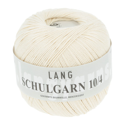 Schulgarn 10/4 2 - bílá příze LANG YARNS