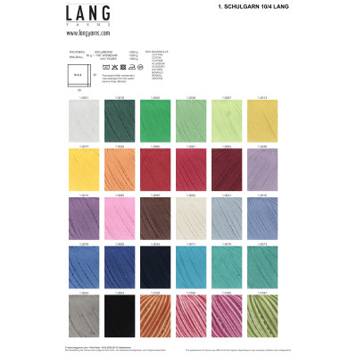 Schulgarn 10/4 2 - bílá příze LANG YARNS