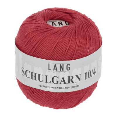 Schulgarn 10/4 60 - červená příze LANG YARNS