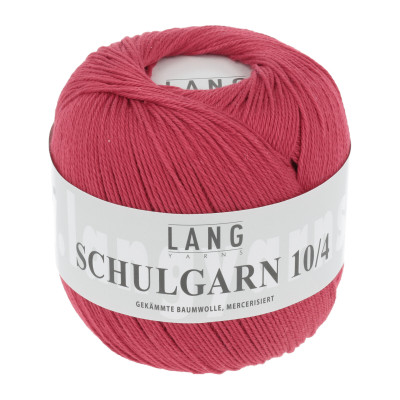 Schulgarn 10/4 61 - červená příze LANG YARNS