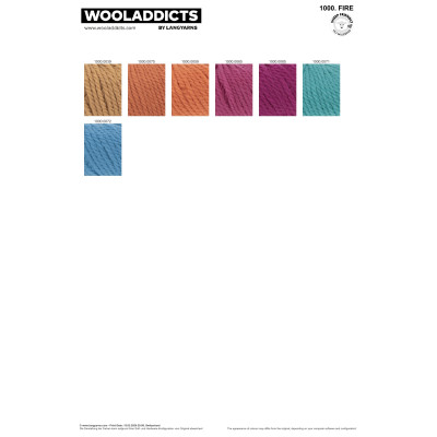 Fire 46 - fialová příze WOOLADDICTS by LANG YARNS