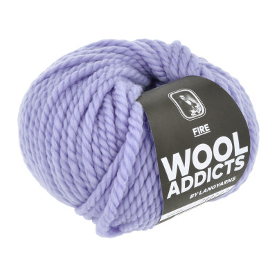 Fire 145 - fialová příze WOOLADDICTS by LANG YARNS