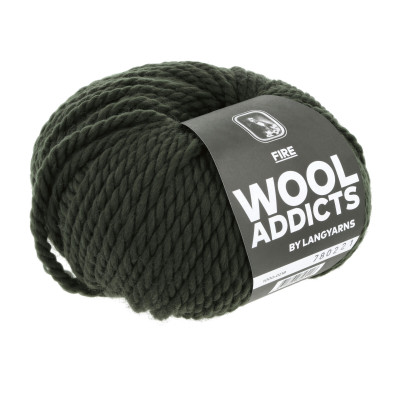 Fire 218 - zelená příze WOOLADDICTS by LANG YARNS