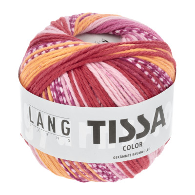 Tissa Color 261 - červená příze LANG YARNS