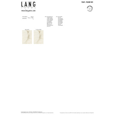 Raw  3 1 - ostatní příze LANG YARNS