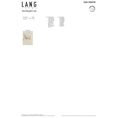 Raw  8 1 - přírodní příze LANG YARNS