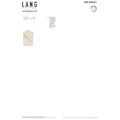 Raw  11 1 - přírodní příze LANG YARNS