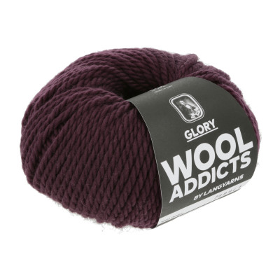 Glory 80 - vínová příze WOOLADDICTS by LANG YARNS