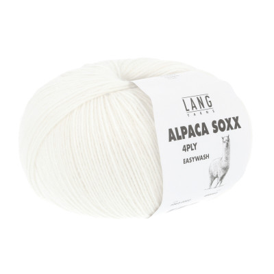 Alpaca Soxx 4-nitka 2 - bílá příze LANG YARNS