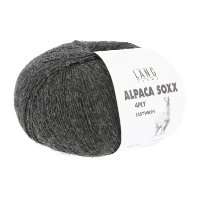 Alpaca Soxx 4-nitka 5 - černá příze LANG YARNS