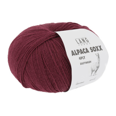 Alpaca Soxx 4-nitka 62 - vínová příze LANG YARNS