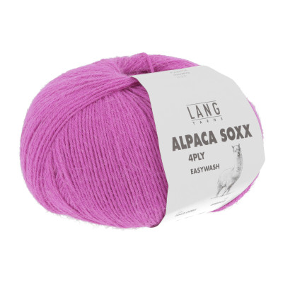 Alpaca Soxx 4-nitka 85 - růžová příze LANG YARNS