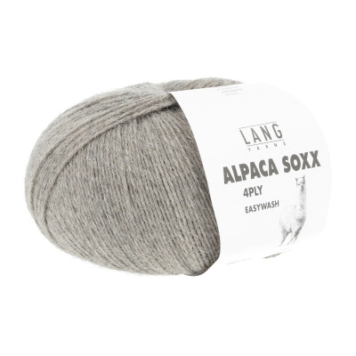 Alpaca Soxx 4-nitka 96 - šedá příze LANG YARNS