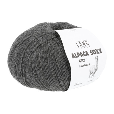 Alpaca Soxx 4-nitka 105 - šedá příze LANG YARNS