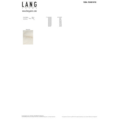 Raw  16 1 - přírodní příze LANG YARNS