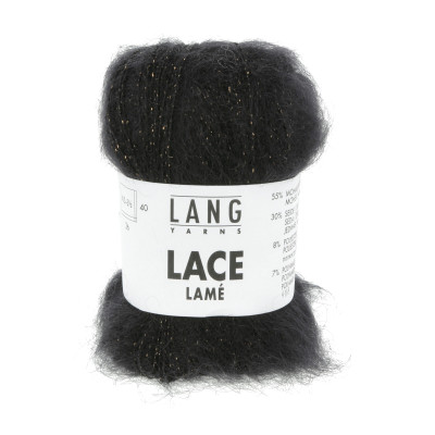 Lace Lamé 4 - černá příze LANG YARNS