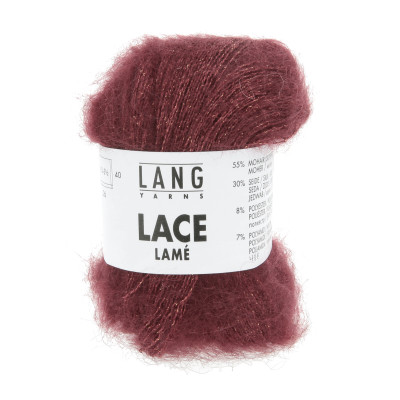 Lace Lamé 62 - červená příze LANG YARNS