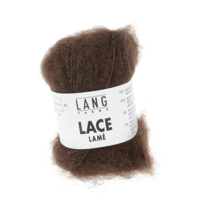 Lace Lamé 67 - hnědá příze LANG YARNS