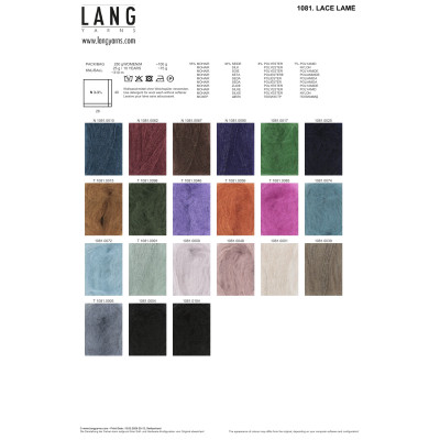 Lace Lamé 74 - modrá příze LANG YARNS