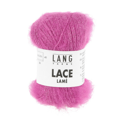 Lace Lamé 85 - růžová příze LANG YARNS