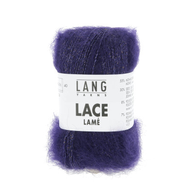 Lace Lamé 90 - modrá příze LANG YARNS