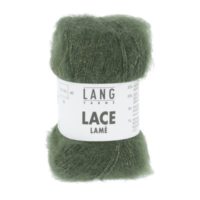 Lace Lamé 98 - zelená příze LANG YARNS