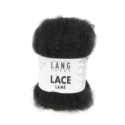Lace Lamé 104 - černá příze LANG YARNS