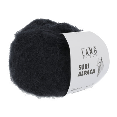 Suri Alpaca 4 - černá příze LANG YARNS