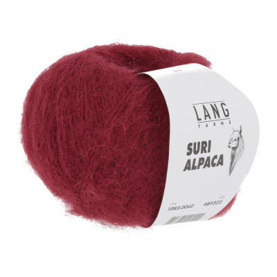 Suri Alpaca 60 - červená příze LANG YARNS