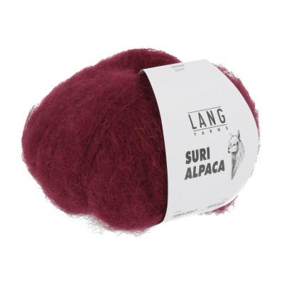 Suri Alpaca 61 - červená příze LANG YARNS