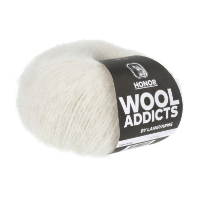 Honor 94 - bílá příze WOOLADDICTS by LANG YARNS
