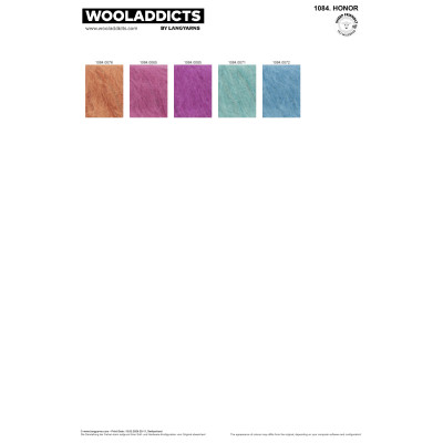 Honor 174 - fialová příze WOOLADDICTS by LANG YARNS