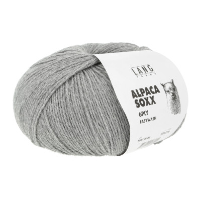 Alpaca Soxx 6-nitka 3 - šedá příze LANG YARNS