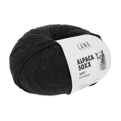 Alpaca Soxx 6-nitka 4 - černá příze LANG YARNS