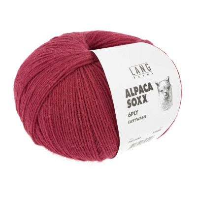 Alpaca Soxx 6-nitka 162 - červená příze LANG YARNS