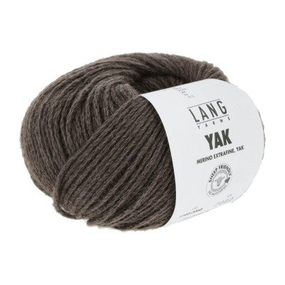 Yak 68 - hnědá příze LANG YARNS