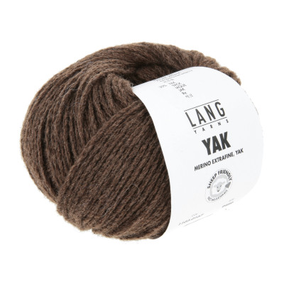 Yak 167 - hnědá příze LANG YARNS