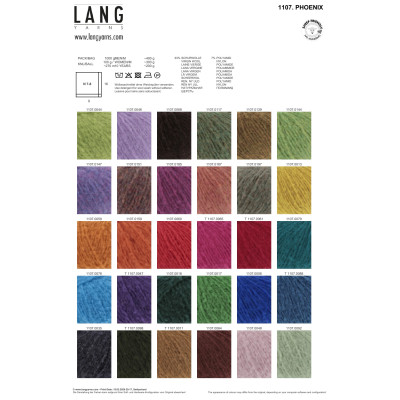 Phoenix 6 - modrá příze LANG YARNS