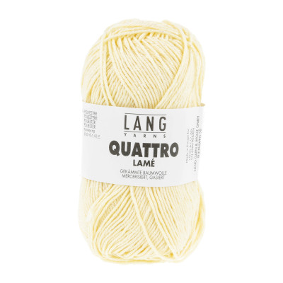 Quattro Lamé 12 - žlutá příze LANG YARNS