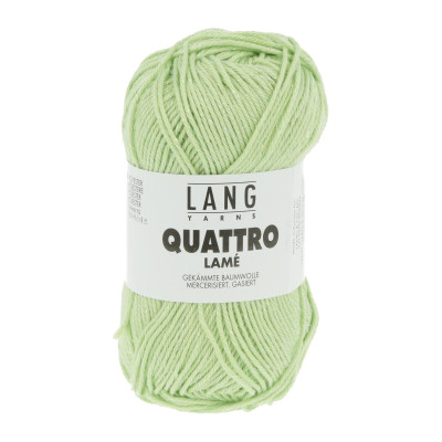 Quattro Lamé 16 - zelená příze LANG YARNS