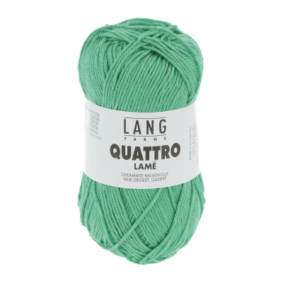 Quattro Lamé 17 - zelená příze LANG YARNS