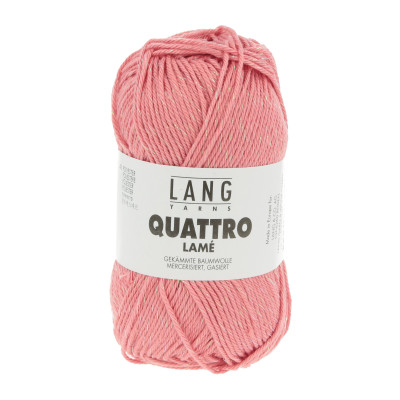 Quattro Lamé 29 - oranžová příze LANG YARNS