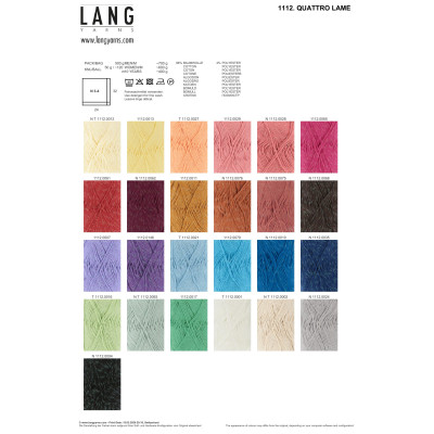 Quattro Lamé 29 - oranžová příze LANG YARNS