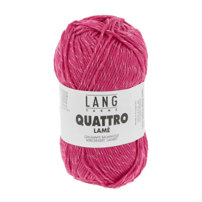 Quattro Lamé 65 - růžová příze LANG YARNS