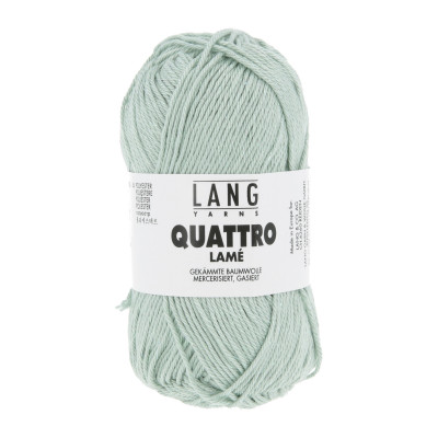 Quattro Lamé 93 - zelená příze LANG YARNS